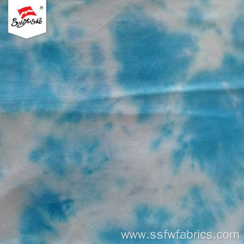 Soft Comfortable Jersey Knit Rayon Tie Dye Fabric